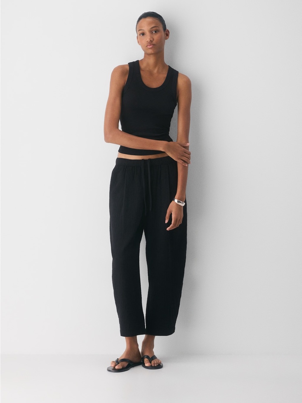 Aritzia Little Moon AirPlush Cotton™ Mirador Barrel Pant
